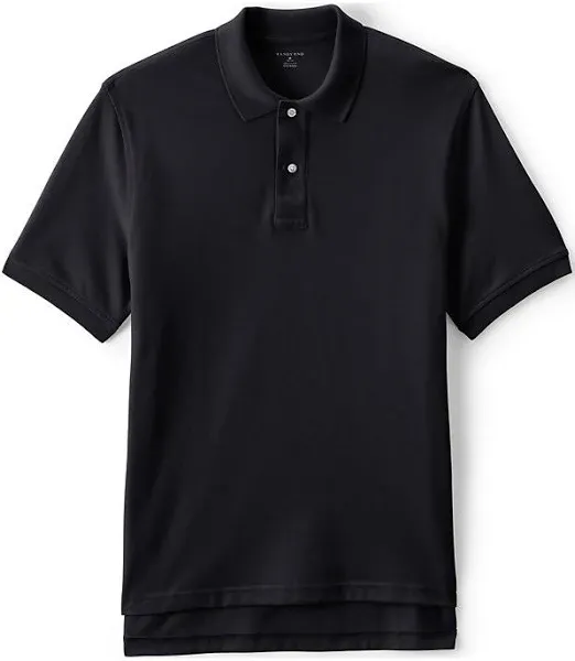 COPY - Lands&#x27; End Men&#x27;s Short Sleeve Basic Mesh Polo, M4, NWT