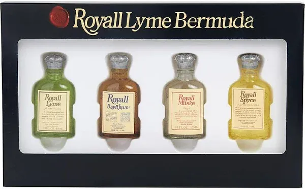 Royall Lyme Bermuda Collection by Royall Fragrances 4 Piece Mini Variety Set men