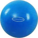 BalanceFrom Anti-Burst and Slip Resistant Exercise Ball Yoga Ball Fitness Ball Birthing Ball with Quick Pump, 2,000-Pound Capacity, Blue, 48-55cm, M