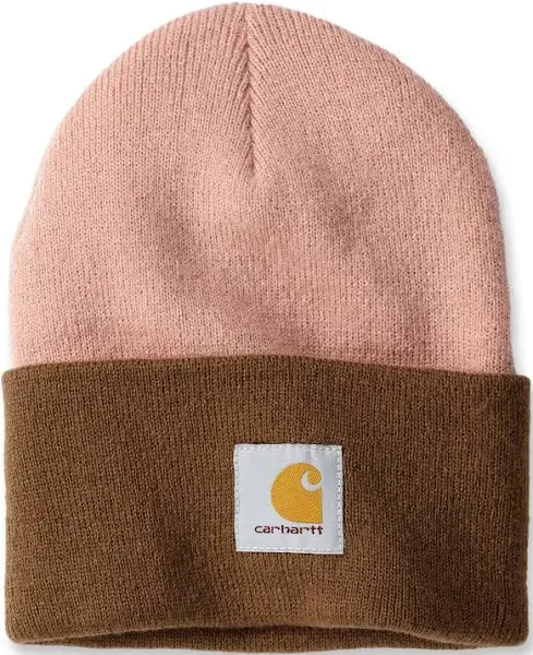 Carhartt Knit Cuffed Two-Tone Beanie Light Moss