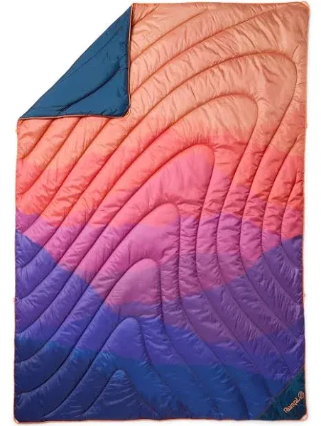 Rumpl Original Puffy Blanket Rocky Mountain Sunset Fade