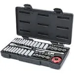 GearWrench 51-Piece 1/4" Drive 6 Point SAE/Metric Socket Set