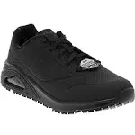 Skechers Women's Relaxed Fit Uno SR Work Sneaker Black 7