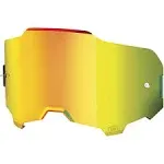 100 Percent Armega Vented Dual Lens Gold Mirror