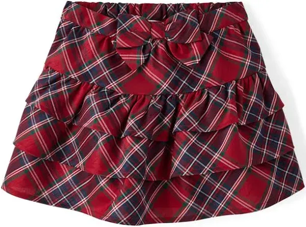 Gymboree Girls' Plaid Tiered Skirt