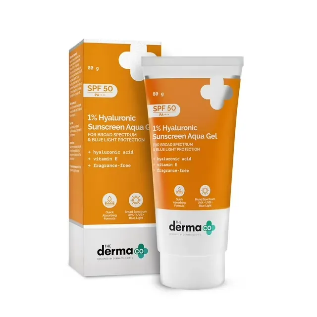 The Derma Co 1% Hyaluronic Sunscreen Aqua Gel