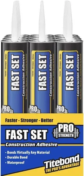 Titebond 10 Oz. Fast Set Construction Adhesive