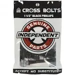 Independent Trucks 1-1/2" Genuine Parts Black Phillips Skateboard Hardware