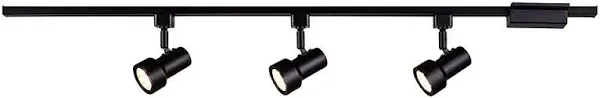 Hampton BayMini-Step 44 in. 3-Light Black Linear Track Lighting Kit