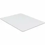 Lorell Tempered Glass Chairmat, Clear