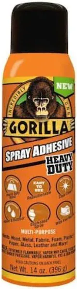 Gorilla Heavy Duty Repositionable Spray Adhesive