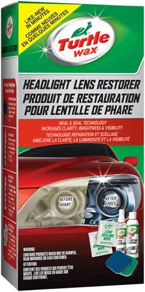 Turtle Wax Headlight Lens Restorer Kit