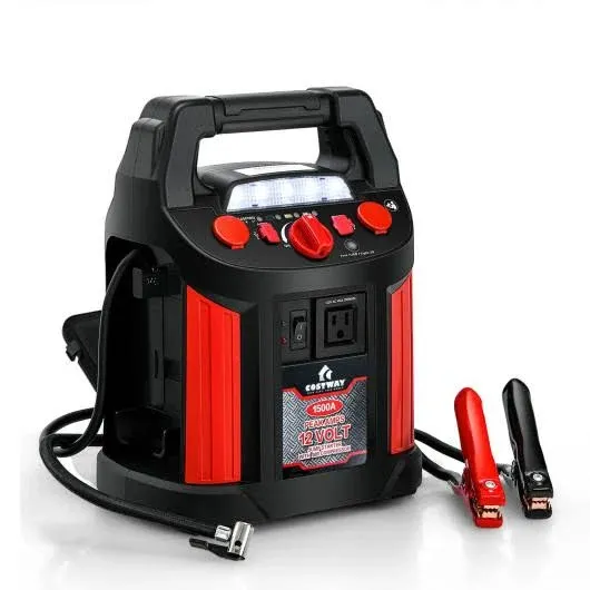 Jump Starter Air Compressor Power Bank Charger