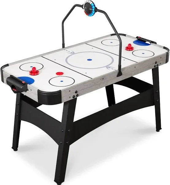 Air Hockey Game Table w/ LED Lights, Scoreboard, Powerful Motor - 54in