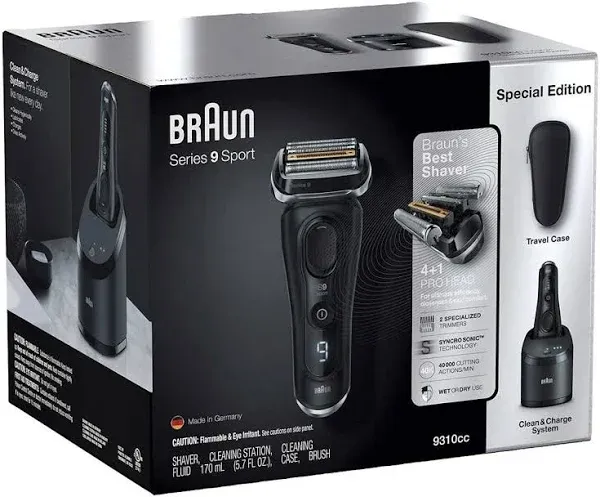 Braun Series 9 Shaver Cleaning Station