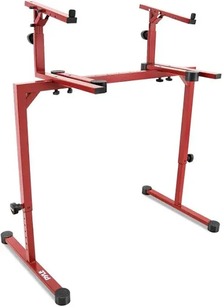 Pyle Heavy-Duty Keyboard Stand with 2nd Tier