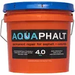 Aquaphalt 4.0 Black Water-Based Asphalt and Concrete Patch 3.5 Gal