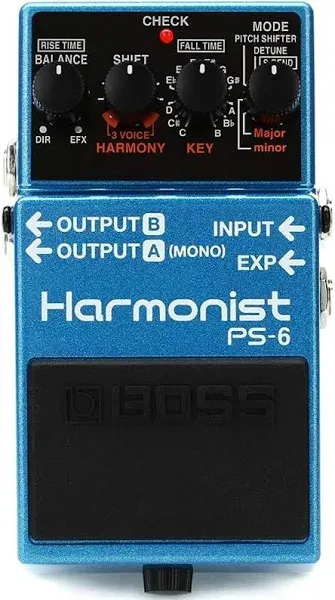 Boss: PS-6 Harmonist Guitar Effect Pedal (Open Box Special)