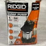 Ridgid 1000RSDS 1 HP Stainless Steel Dual Suction Sump Pump