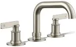 Castia by Studio McGee Widespread Bathroom Sink Faucet, 0.5 GPM Vibrant Brushed Nickel