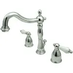 Kingston Brass Heritage 8 in. Widespread Bathroom Faucet Polished Chrome