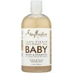 Shea Moisture 100% Virgin Coconut Oil Baby Wash and Shampoo13oz