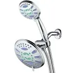 AquaStar Elite 3-in-1 High-Pressure 48-mode 7 inch Shower Head Combo with Microban Antimicrobial Anti-Clog Jets