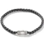 John Hardy Men's Box Chain 4mm Bracelet in Sterling Silver/Bronze - Metallic - Bracelets