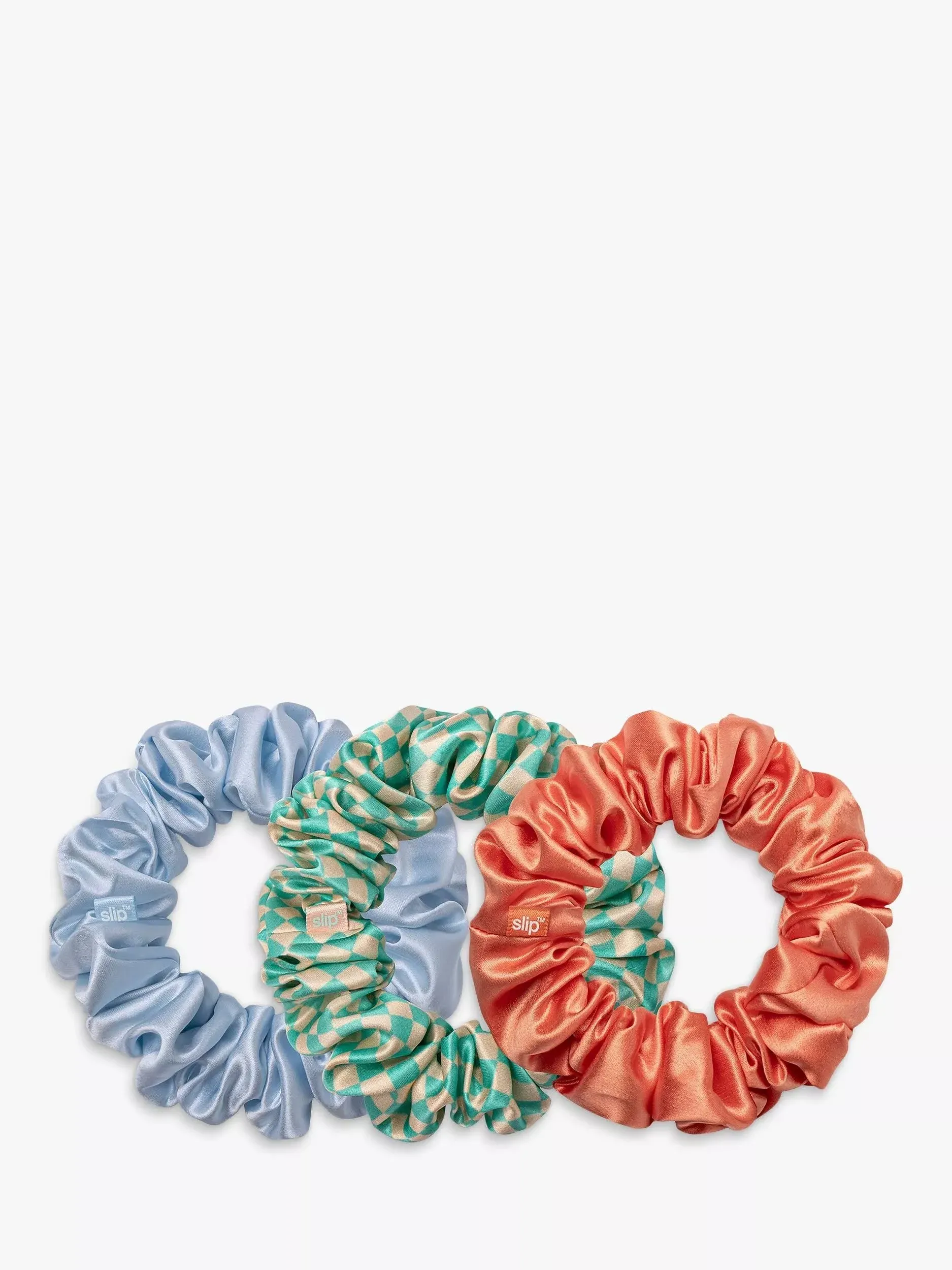 Slip Pure Silk Large Scrunchies - Sea Mist