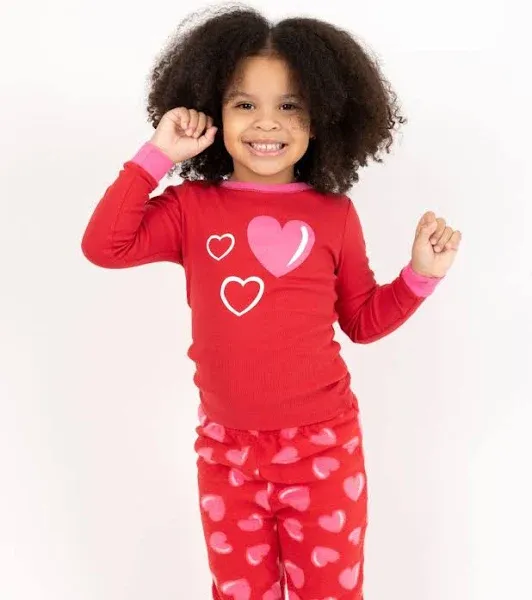 Leveret Kids Cotton Top and Fleece Pants Pajamas