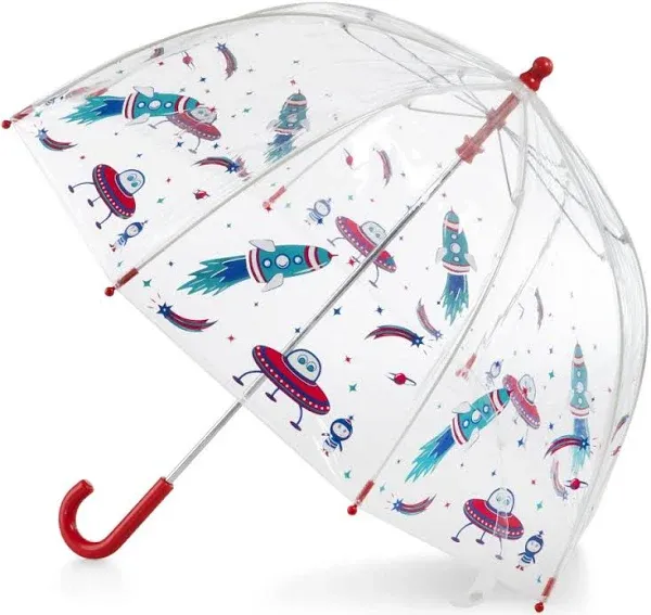 Kid’s Clear Bubble Umbrella - Totes Clear Canopy Bubble Umbrella