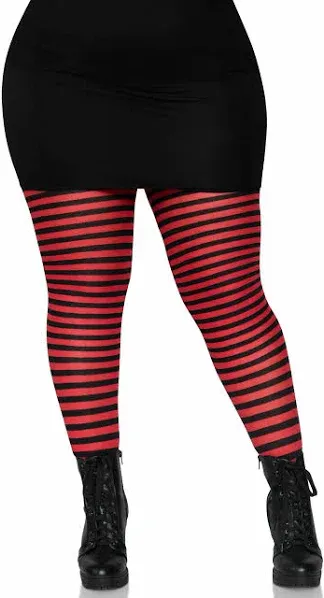 Leg Avenue Women's Striped Nylon Tights