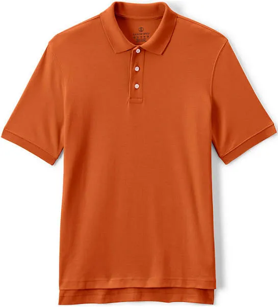 Lands' End School Uniform Short Sleeve Mesh Polo Shirt