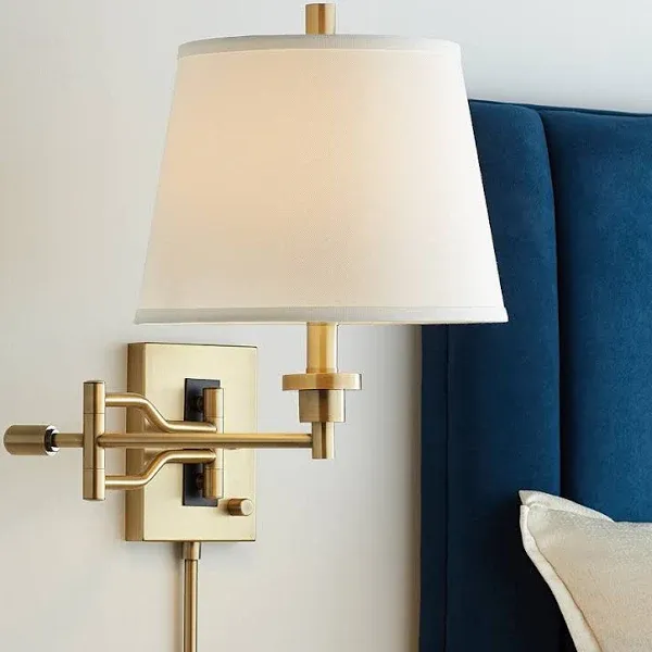 Barnes and Ivy Eleganta Modern Swing Arm Wall Lamp