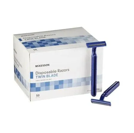 McKesson Twin-Blade Disposable Razor