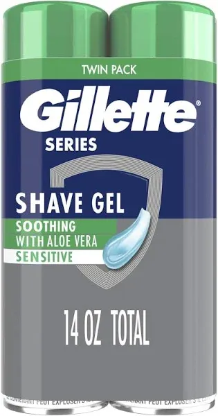 Gillette Series Sensitive Shave Gel Twin Pack