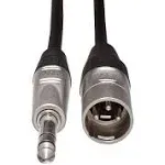 Hosa HSX-005 5FT Rean 1/4&#034; in TRS to XLR3M Pro Balanced Interconnect Cable