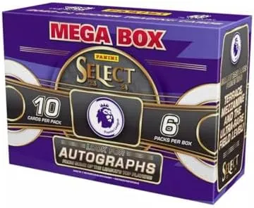 2023-24 Panini Select Premier League Soccer Factory Sealed 6 Pack MEGA Box