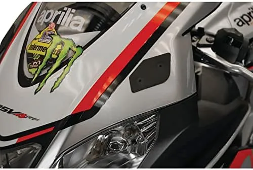 New Rage Cycles Mirror Block Off Plates for Aprilia RSV4