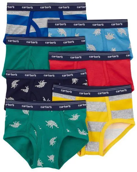 Carter's Boys' 7-Pack Cotton Briefs