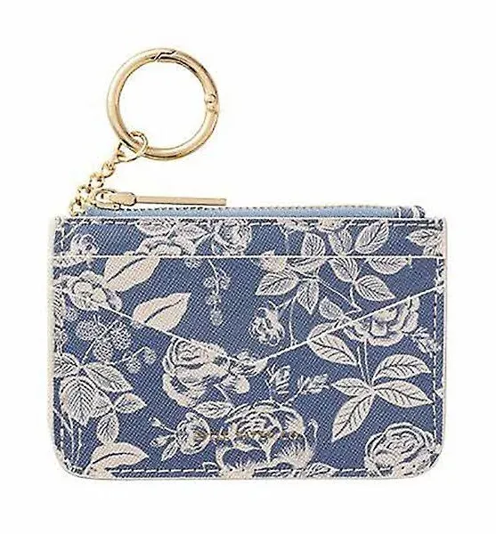 English Rose Key Ring Card Case