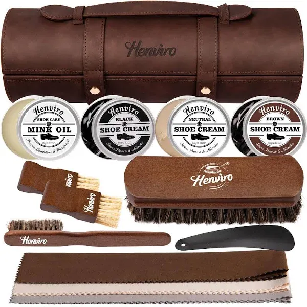 Henviro Leather Shoe Shine Kit