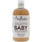 Shea Moisture 100% Virgin Coconut Oil Baby Wash And Shampoo 13oz