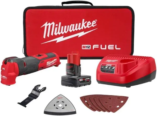 2526-21XC Milwaukee M12 FUEL Oscillating Multi-Tool Kit