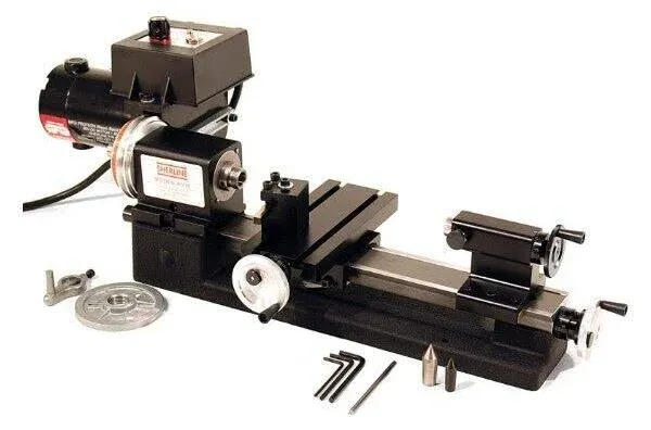 Sherline 4500-3.5 in x 8 in Lathe with Adjustable Handwheels