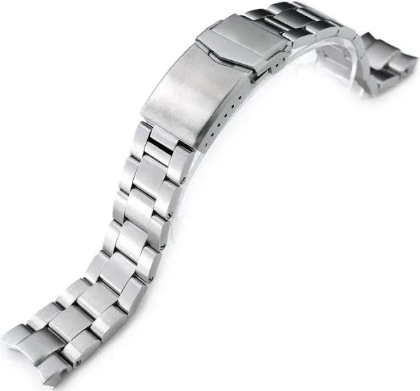 MiLTAT 20mm Metal Watch Band for Seiko Alpinist SARB017