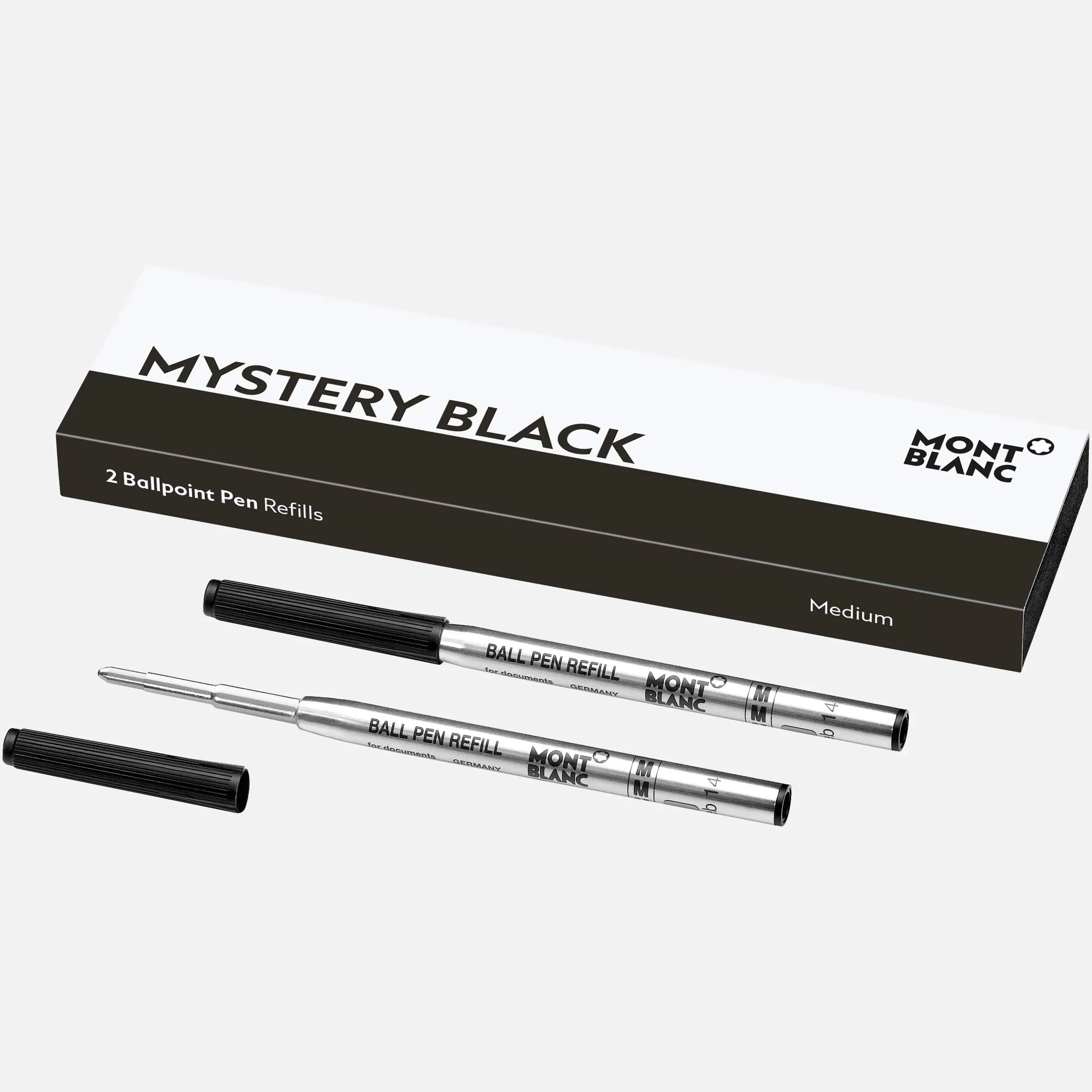 Montblanc 2 Ballpoint Pen Refill Medium Mystery Black