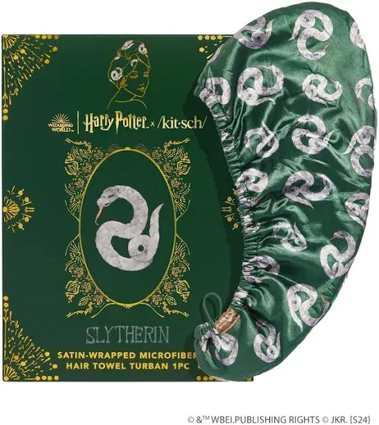 Kitsch Harry Potter Gryffindor Satin-Wrapped Hair Towel