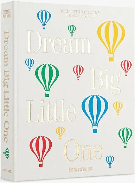 Printworks Baby Photo Album - Dream Big Little One (Beige)