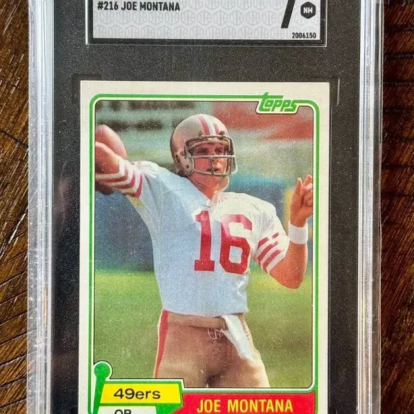 Joe Montana 1981 Topps Rookie